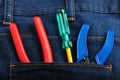 Tools in Jeans back Pocket 1