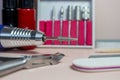 Tools manicure, nail art, equipment for manicure