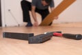 Tools for mounting laminated floor