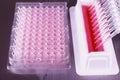 Tools for PCR amplification of DNA, 96-well plate Royalty Free Stock Photo