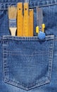 Tools and pocket Royalty Free Stock Photo