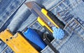 Tools in pocket Royalty Free Stock Photo