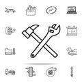 tools for repair icon. Cars service and repair parts icons universal set for web and mobile Royalty Free Stock Photo