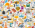 Tools set icons. signs and symbols Royalty Free Stock Photo