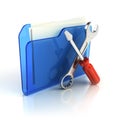 Tools and settings icon Royalty Free Stock Photo