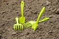 Tools for soil gardening, season of horticulture