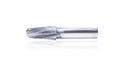 tools special cutter reamer taper. Cutting edge left hand. isolated on white background. Material carbide braze welding steel.