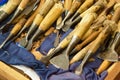 Tools to carve teak, Thailand