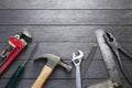 Tools Tool Wood Background Royalty Free Stock Photo