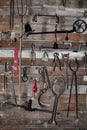 Tools on the Wall Royalty Free Stock Photo