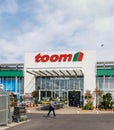 Toom Baumarkt entrace facade with customers