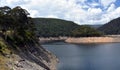 Tooma Reservior is a major ungated concrete dam Royalty Free Stock Photo