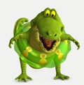 Toon croc Royalty Free Stock Photo