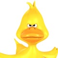 Toon Duck Quack Royalty Free Stock Photo