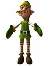 Toon Elf Royalty Free Stock Photo