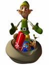 Toon Elf Royalty Free Stock Photo