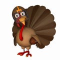 Toon Football Turkey Royalty Free Stock Photo