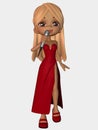 Toon Popstar Royalty Free Stock Photo