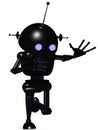 Toon Robot Royalty Free Stock Photo