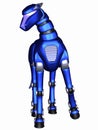 Toon Robot Horse Royalty Free Stock Photo