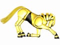 Toon Robot Horse Royalty Free Stock Photo