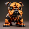 Toonami-inspired 3d Printed Bulldog Figurine With Photorealistic Details