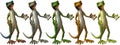 Toonimal Gecko Royalty Free Stock Photo