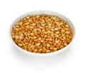 Toor dal in a small dish Royalty Free Stock Photo