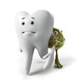 Tooth and bacteria character