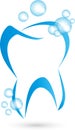 Tooth and balls, dentist and tooth logo