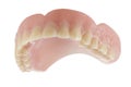 False teeth in white background Royalty Free Stock Photo