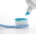 Tooth brush with paste Royalty Free Stock Photo