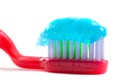 Tooth-brush with paste. Royalty Free Stock Photo