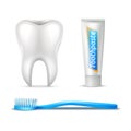 Tooth Brush And Paste Royalty Free Stock Photo