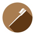 tooth brush and paste. Vector illustration decorative design Royalty Free Stock Photo