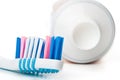 Tooth-brush and tooth-paste