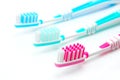 Set toothbrushes Royalty Free Stock Photo