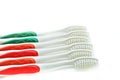 Tooth brushes. Isolated on white background Royalty Free Stock Photo