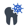 Tooth cavities icon