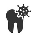 Tooth cavities icon