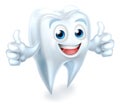 Tooth Dental Mascot Giving Thumbs Up