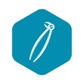 Tooth dentist forceps icon, simple style