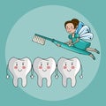 Tooth fairy and dental care