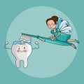 Tooth fairy and dental care