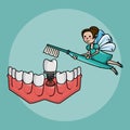 Tooth fairy and dental care