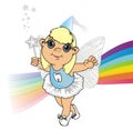 Tooth fairy and rainbow