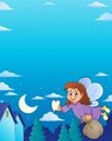 Tooth fairy theme image 6 Royalty Free Stock Photo