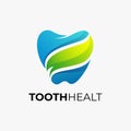 tooth health colorful logo