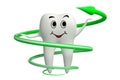 Tooth Herbal protection icon isolated Royalty Free Stock Photo
