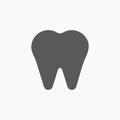 Tooth icon, teeth, dental, dent